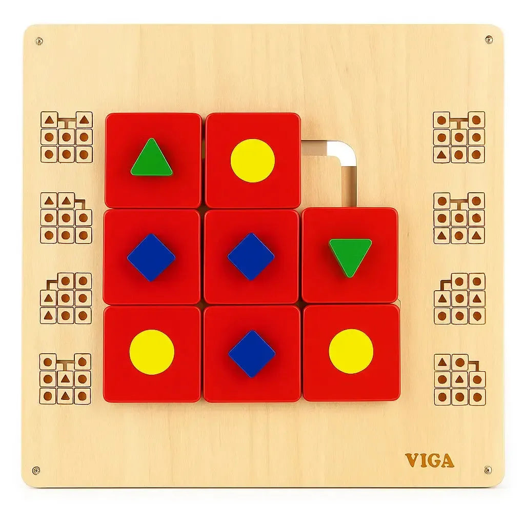 Shape Maze Wall Activity Panel-Shape Maze Wall Activity Panel