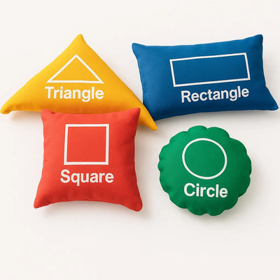 Shapes Beanbags Assorted Pack of 4-Shapes Beanbags Assorted Pack of 4