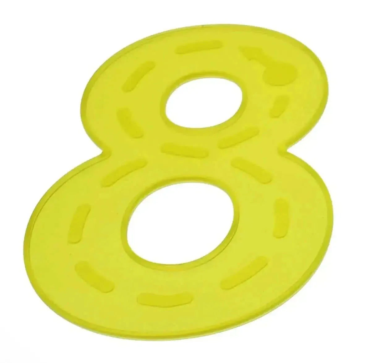 SiliShapes® Trace Numbers Yellow – Pk10-SiliShapes® Trace Numbers Yellow – Pk10