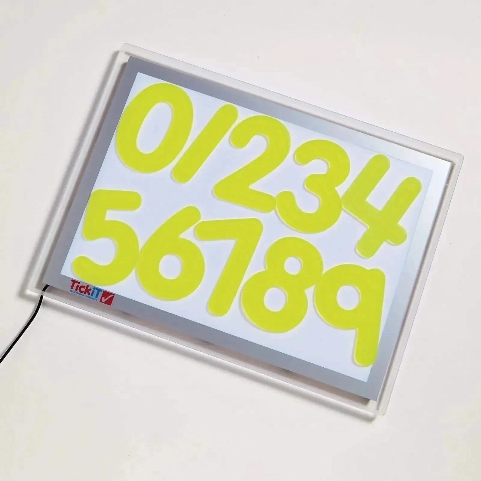 SiliShapes® Trace Numbers Yellow – Pk10-SiliShapes® Trace Numbers Yellow – Pk10