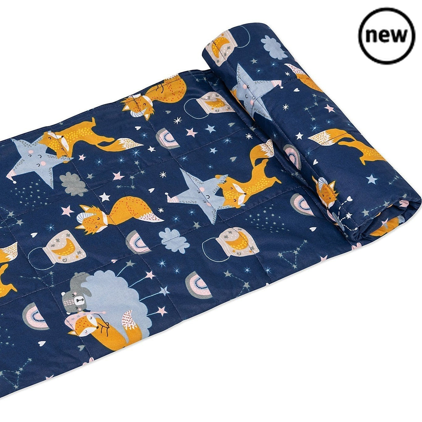 Sleeping Foxes Cotton Weighted Blanket, Introducing our Sleeping Foxes Cotton Weighted Blanket – a cozy haven of comfort entirely crafted for your individual preferences. Handmade from start to finish, this 100% cotton weighted blanket features delightful sleeping foxes, offering a personalized touch that caters to all age groups. Key Features: Handmade Excellence: Immerse yourself in the enchanting world of sleeping foxes with our entirely handmade weighted blanket. Customize every detail, from backing fab