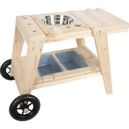 Small Foot Compact Wooden Mud Kitchen-Small Foot Compact Wooden Mud Kitchen