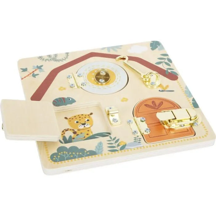 Small Foot Latches and Locks Motor Activity Board-Small Foot Latches and Locks Motor Activity Board