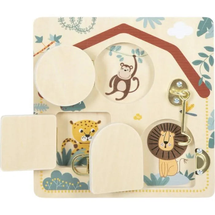 Small Foot Latches and Locks Motor Activity Board-Small Foot Latches and Locks Motor Activity Board