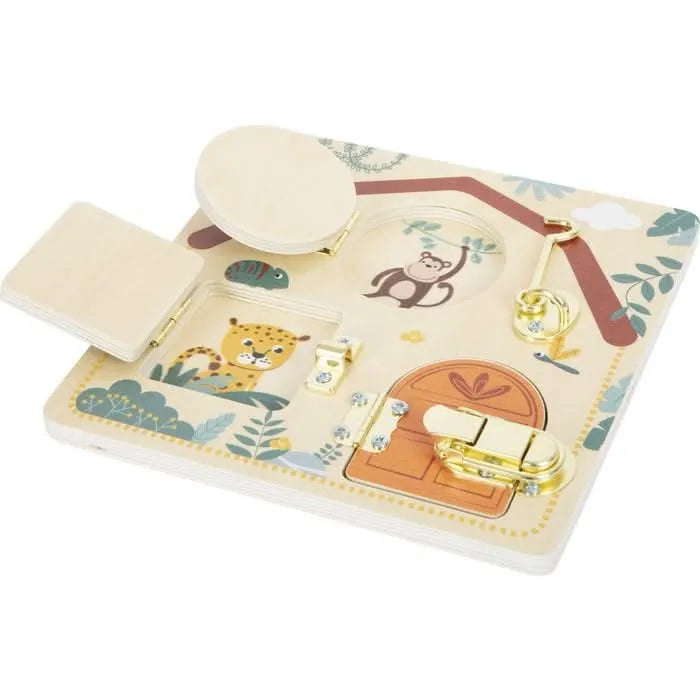 Small Foot Latches and Locks Motor Activity Board-Small Foot Latches and Locks Motor Activity Board