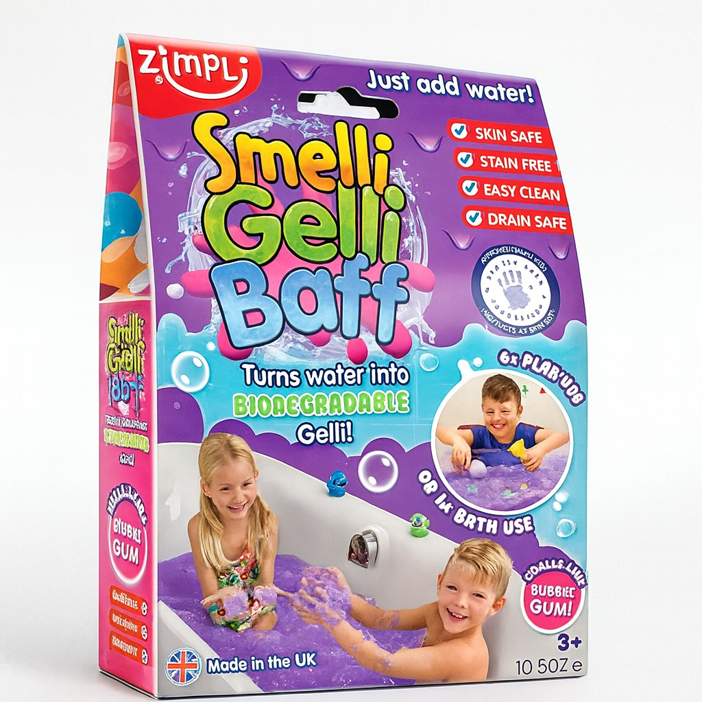 Smelli Gelli Play Bubble Gum-Smelli Gelli Play Bubble Gum