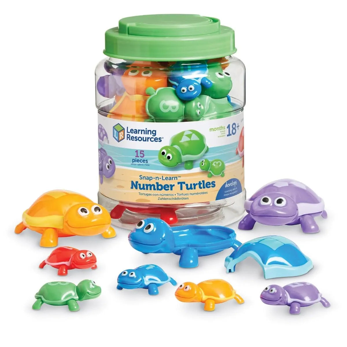 Snap-n-Learn Number Turtles-Snap-n-Learn Number Turtles