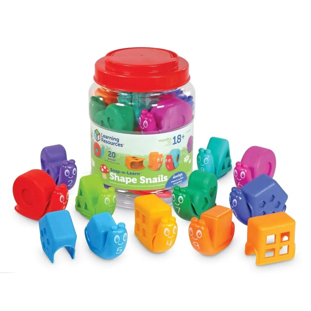 Snap-N-Learn Shape Snails-Snap-N-Learn Shape Snails