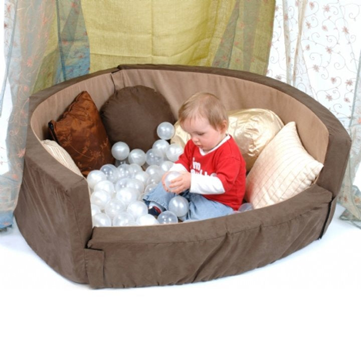 Snuggly Den, Small enough to fit into most environments our Snuggly Den provides an oasis of calm. Designed with a low front to allow easy access, even this can be removed to make it accessible to even the tiniest customer. The Velcro strip on the base is the 'fluffy' Velcro so children will not scratch their legs when crawling into the Den. Fit it out with our range of accessories to instantly change its use, making this a most versatile addition to your setting. The Snuggly Den is made from a lovely soft 