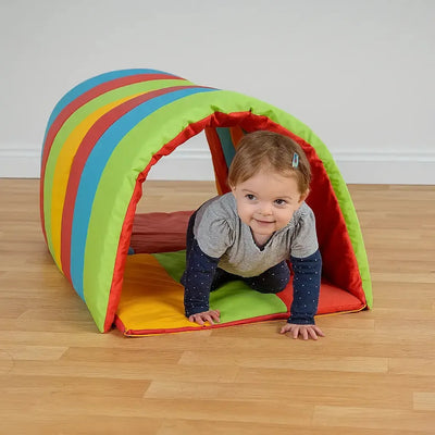 Soft Play Multi-Coloured Baby Crawl Tunnel-Soft Play Multi-Coloured Baby Crawl Tunnel