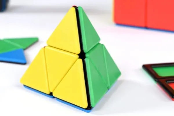 Solid Magnetic Polydron Essential Shapes Set-Solid Magnetic Polydron Essential Shapes Set