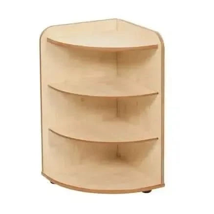 Solway Early Years 3 Shelf Corner Storage Unit-Solway Early Years 3 Shelf Corner Storage Unit