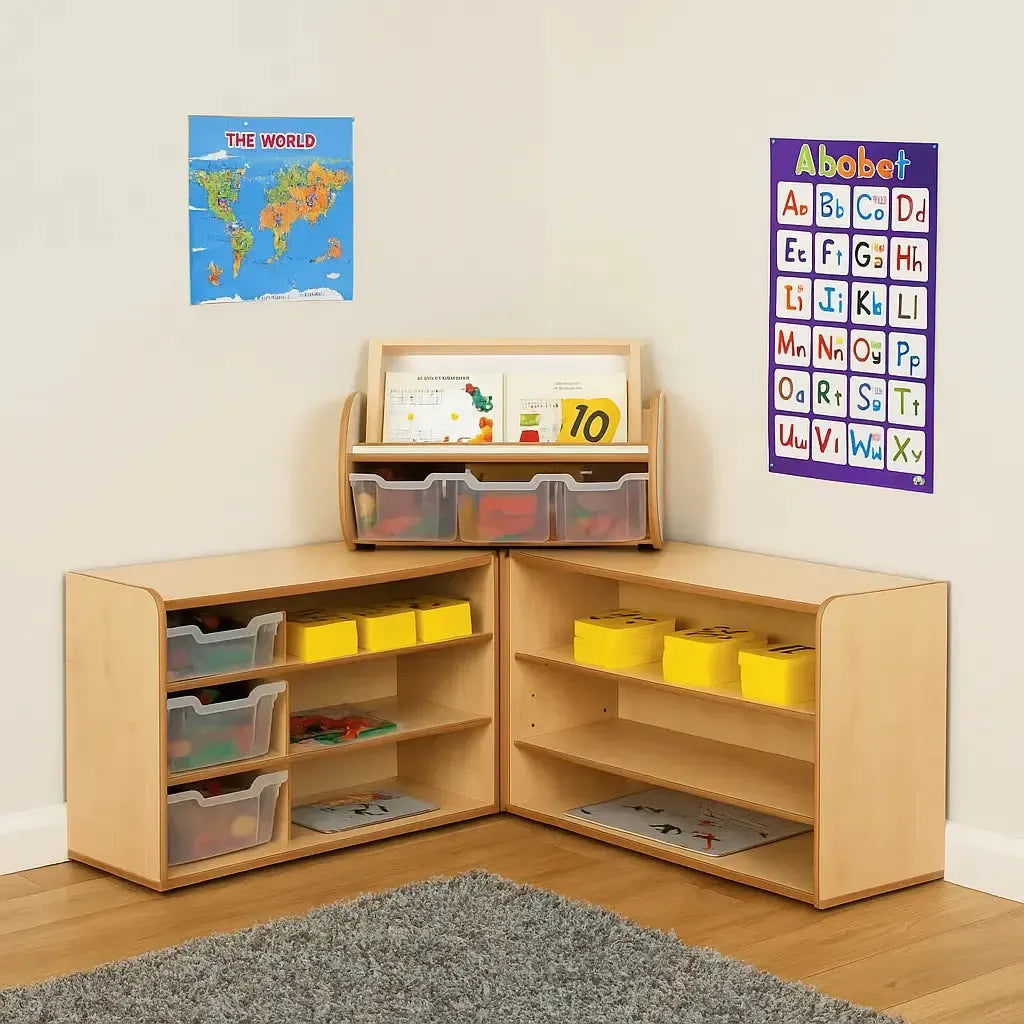 Solway Early Years Shelving 3 Tray-Solway Early Years Shelving 3 Tray