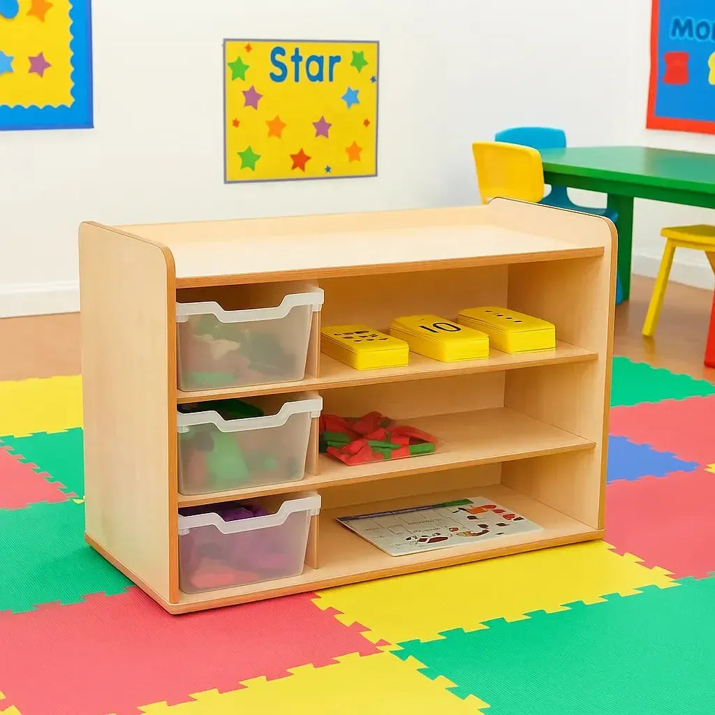 Solway Early Years Shelving 3 Tray-Solway Early Years Shelving 3 Tray