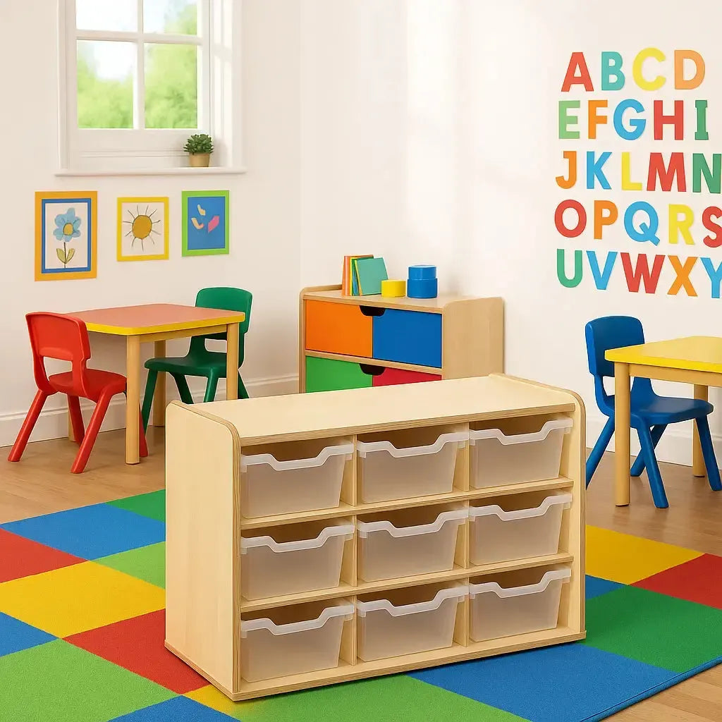 Solway Early Years Storage 9 Tray-Solway Early Years Storage 9 Tray