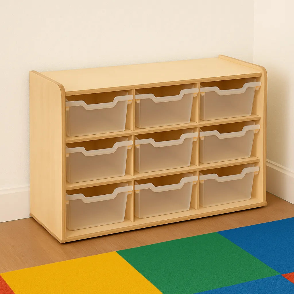 Solway Early Years Storage 9 Tray-Solway Early Years Storage 9 Tray