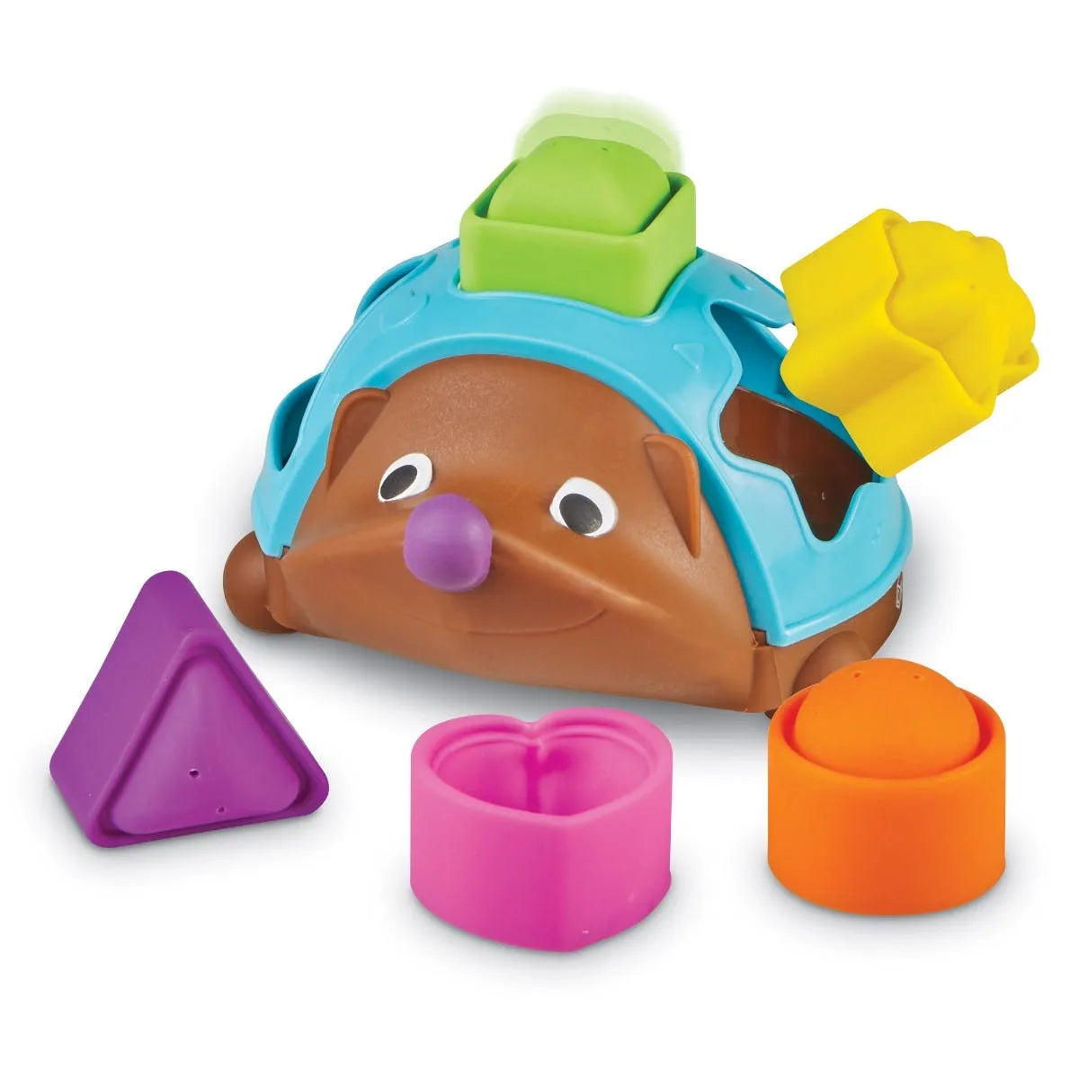 Spike The Fine Motor Hedgehog Poppin Shapes Sorter-Spike The Fine Motor Hedgehog Poppin Shapes Sorter