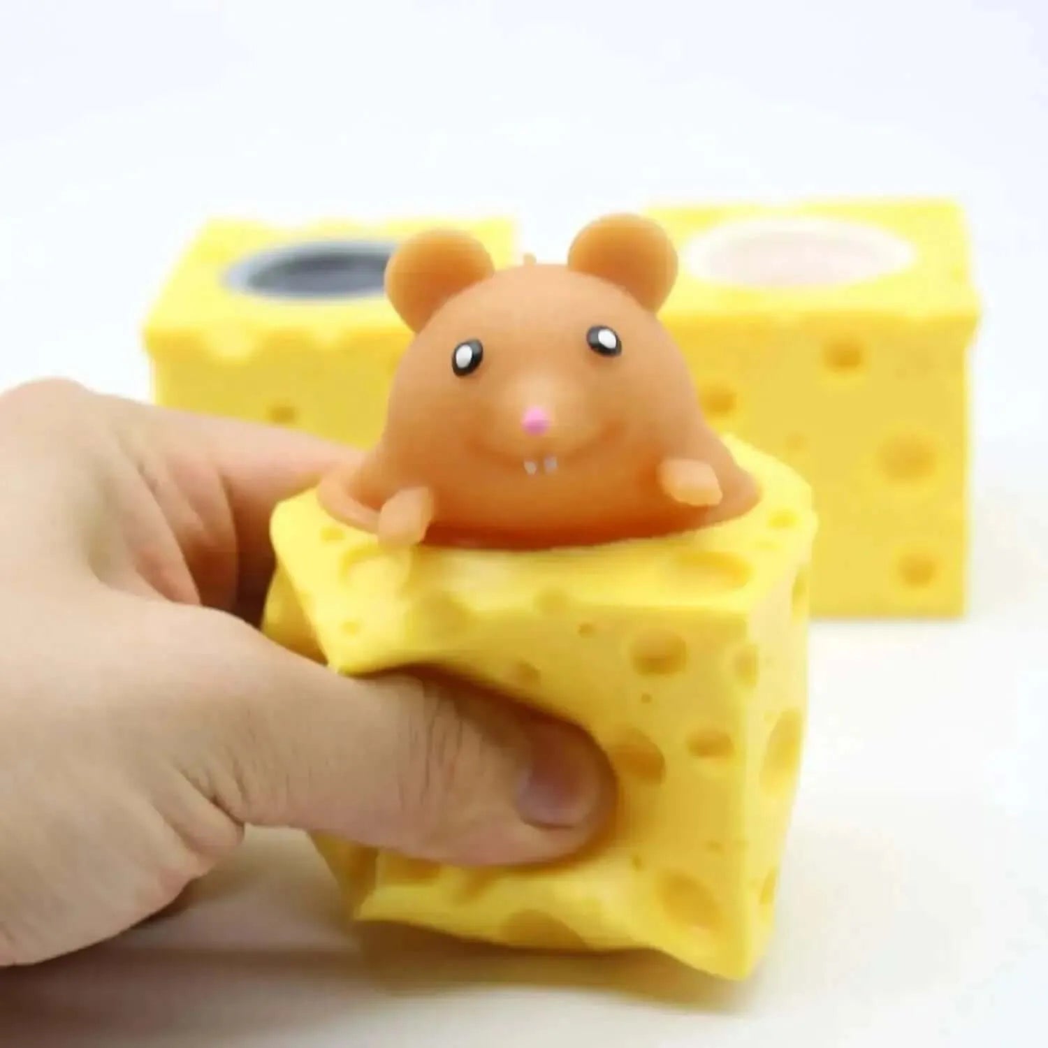 Squishy Cheese and Mouse Toy-Squishy Cheese and Mouse Toy