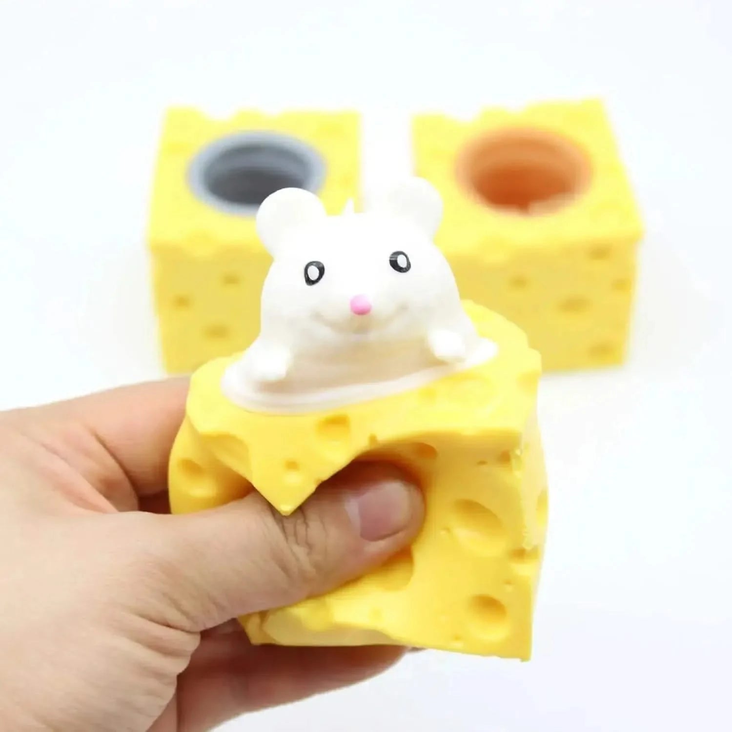 Squishy Cheese and Mouse Toy-Squishy Cheese and Mouse Toy