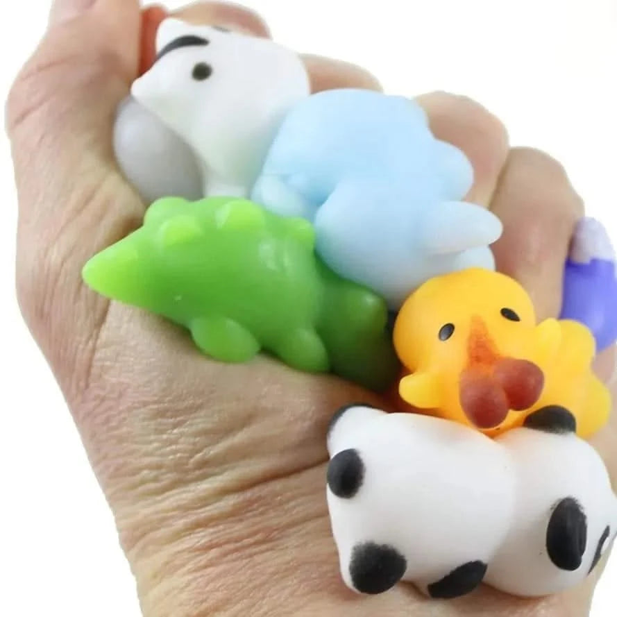 Squishy Cute Animal Tub Mochi Buddies Squishies-Squishy Cute Animal Tub Mochi Buddies Squishies