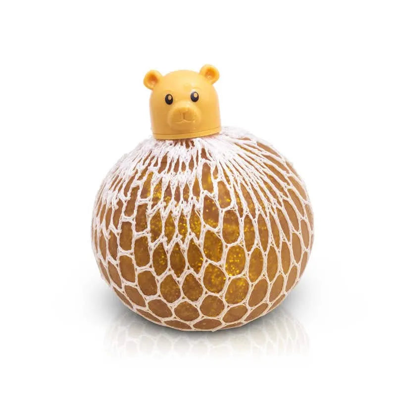 Squishy Mesh Pet Gold Bear-Squishy Mesh Pet Gold Bear