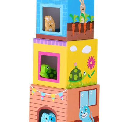 Stacking Cubes with Pets-Stacking Cubes with Pets