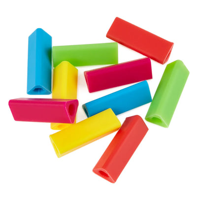 Standard Triangular Pencil Grips Pack of 10-Standard Triangular Pencil Grips Pack of 10