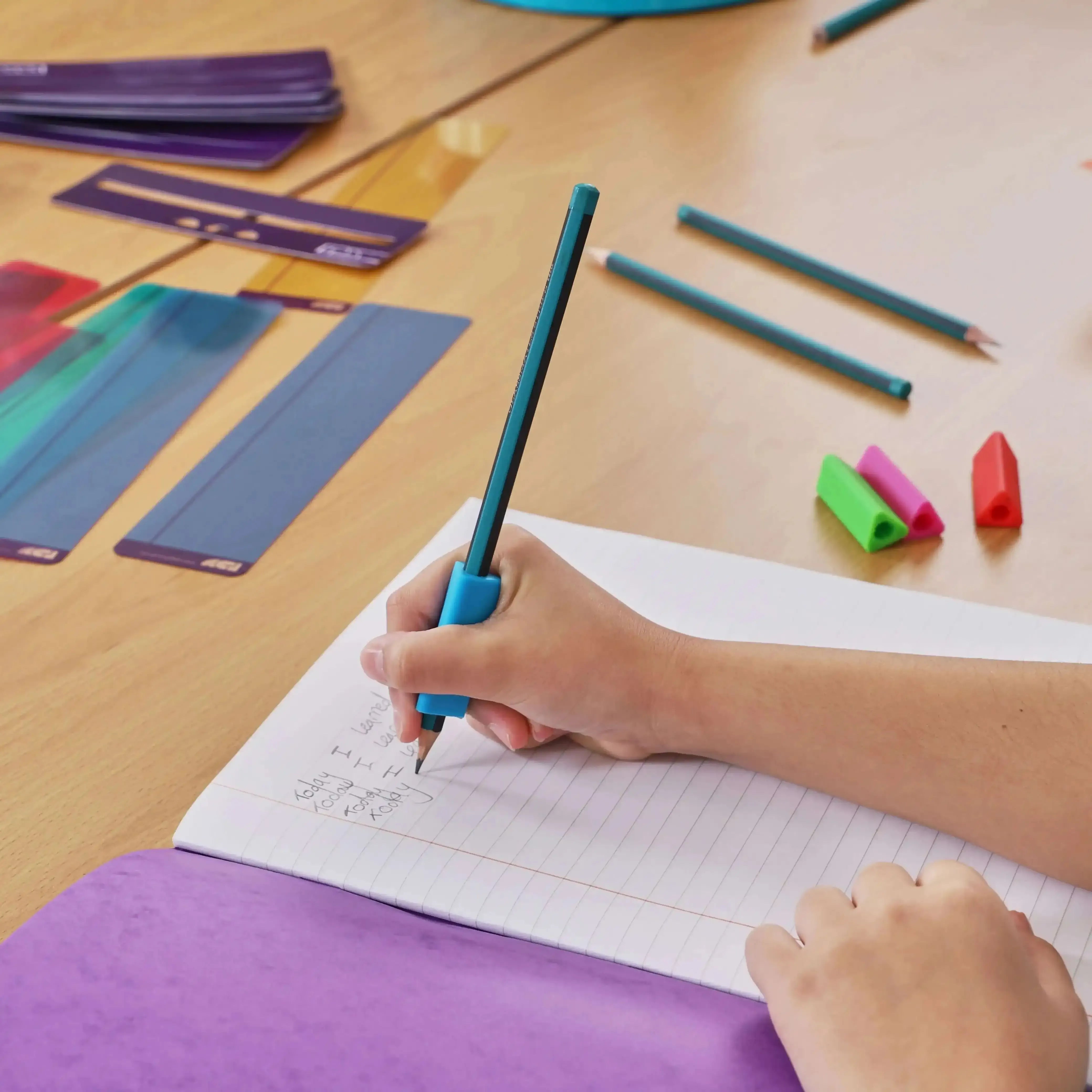 Standard Triangular Pencil Grips Pack of 10-Standard Triangular Pencil Grips Pack of 10