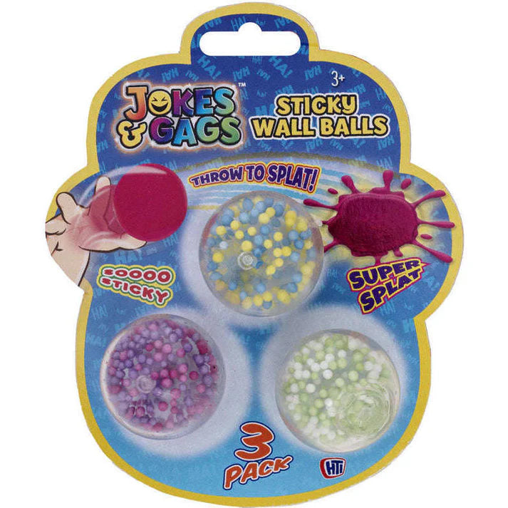Sticky Wall Balls 3 Pack-Sticky Wall Balls 3 Pack