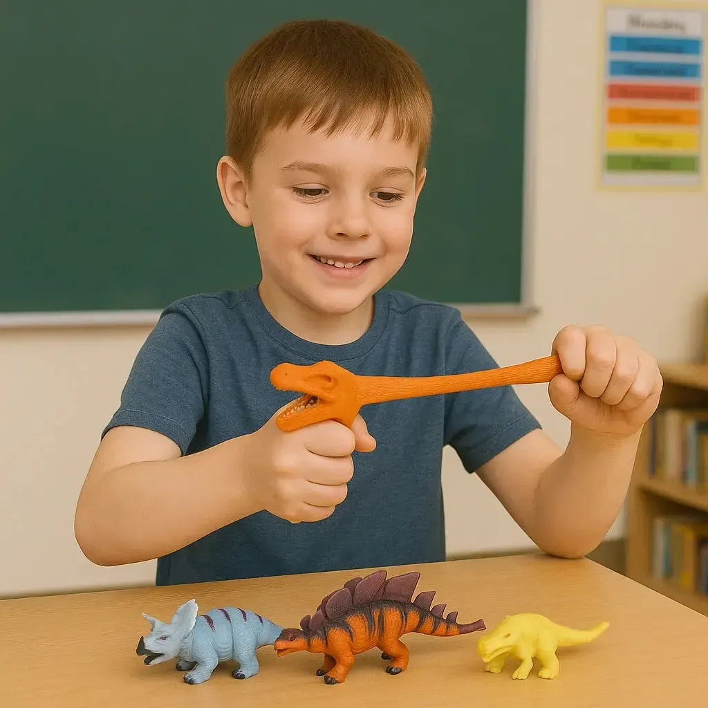 Stretchy Beanie Dinosaurs-Stretchy Beanie Dinosaurs