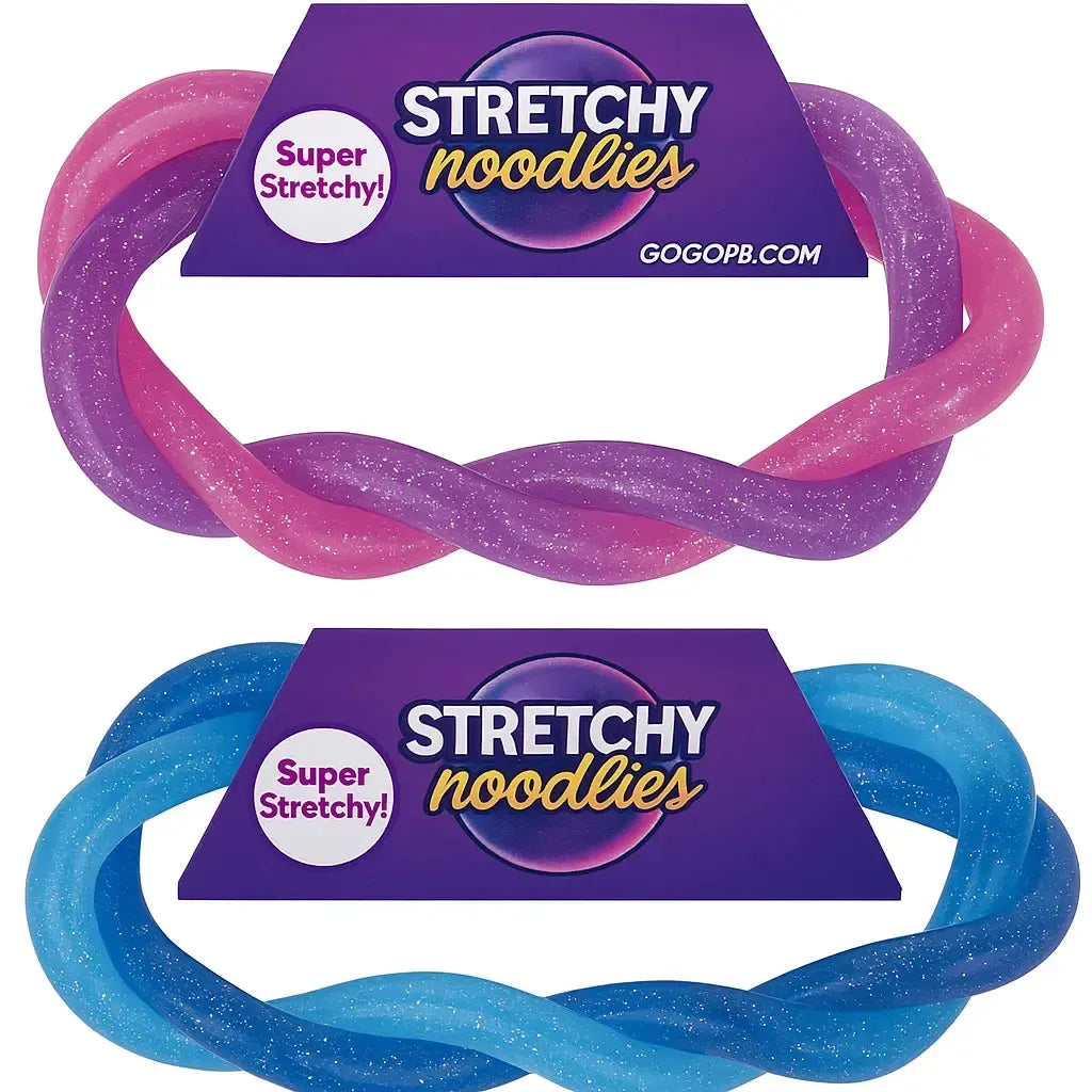 Stretchy Glitter Noodles-Stretchy Glitter Noodles