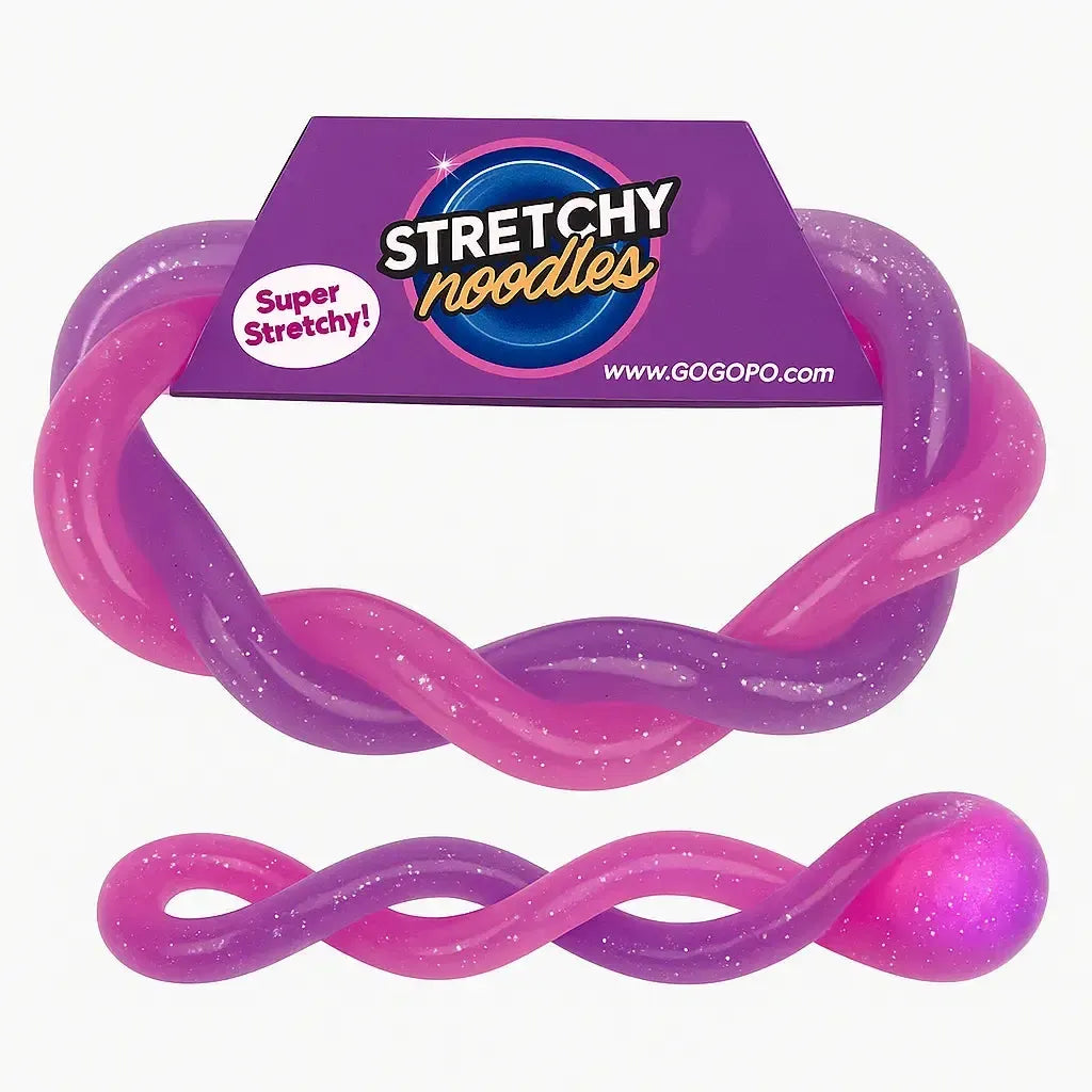 Stretchy Glitter Noodles-Stretchy Glitter Noodles