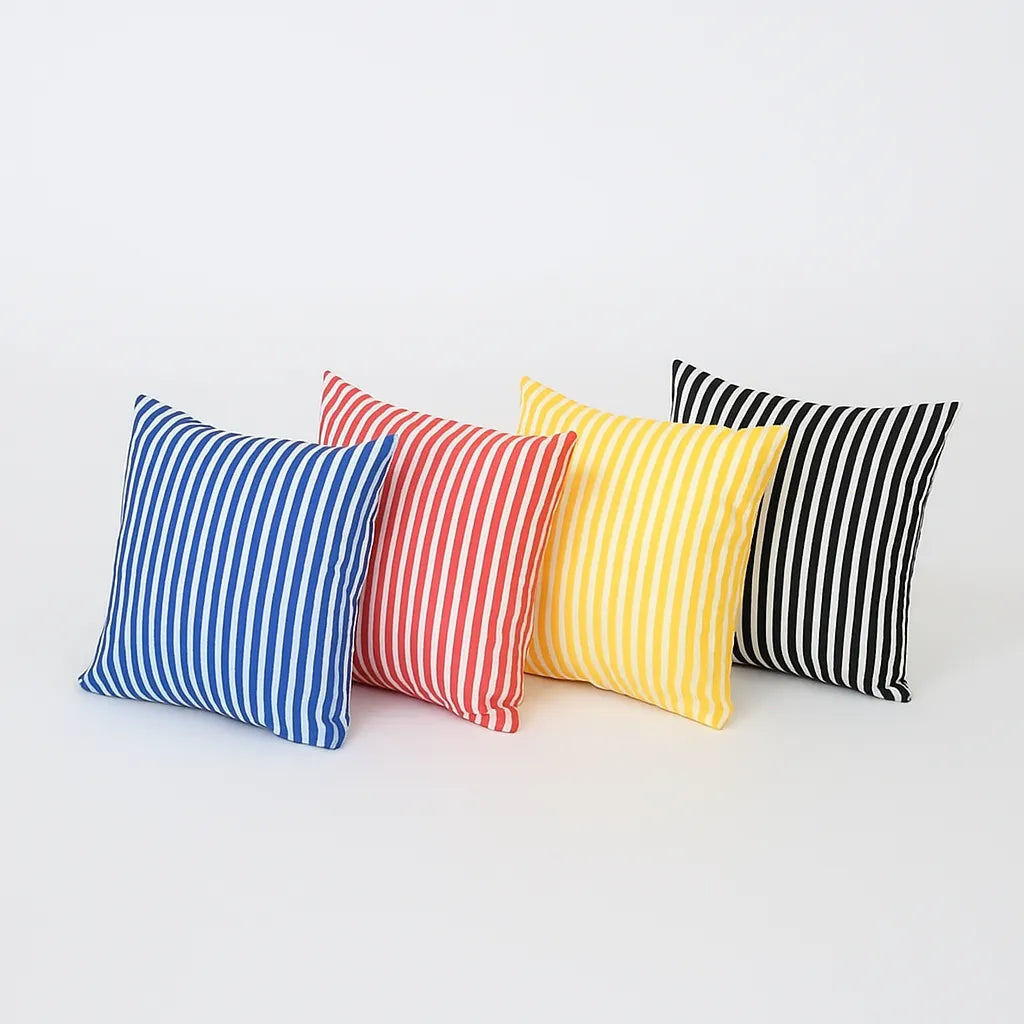 Stripe Scatter Cushions Set 4-Stripe Scatter Cushions Set 4