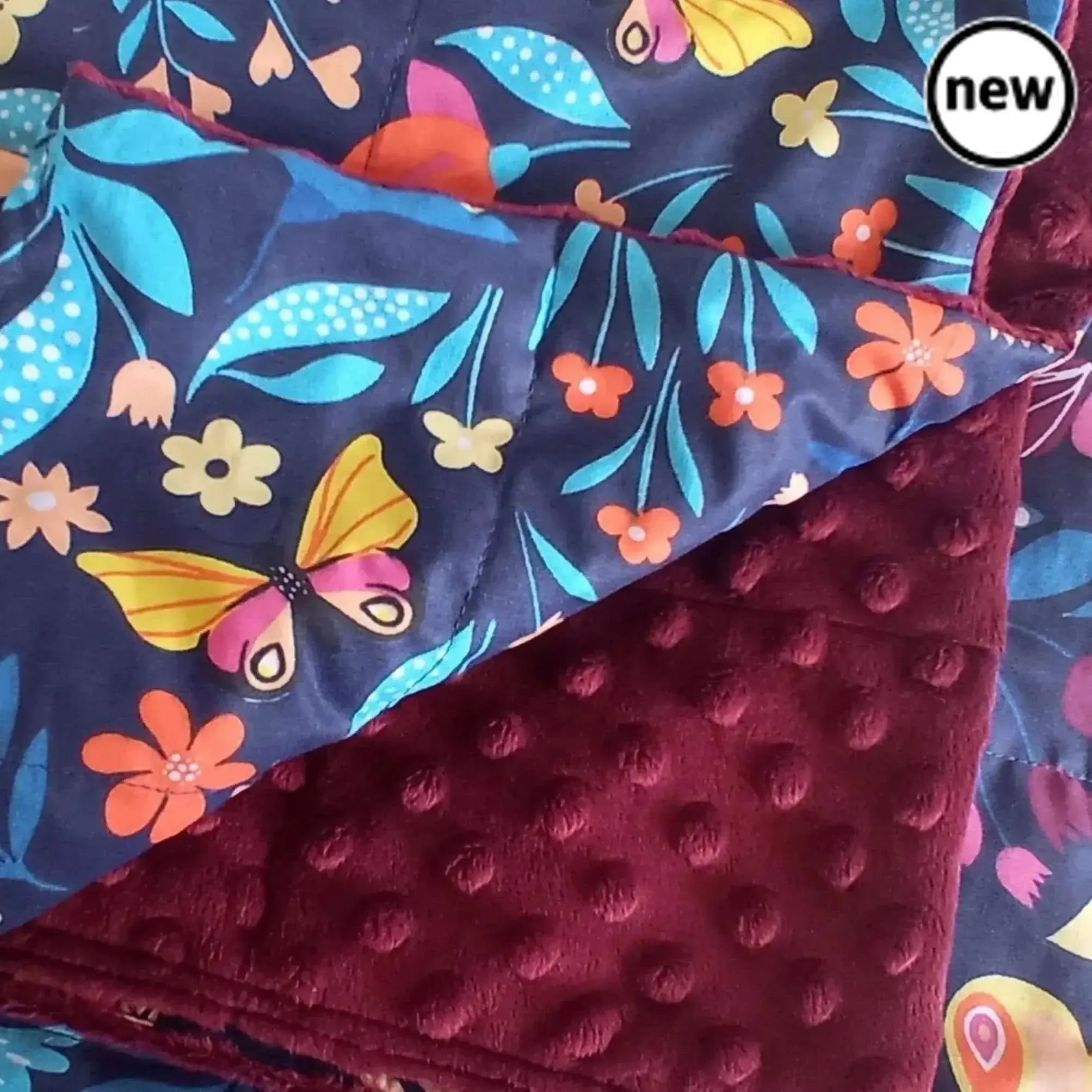 Summer Meadow Cotton Weighted Blanket-Summer Meadow Cotton Weighted Blanket