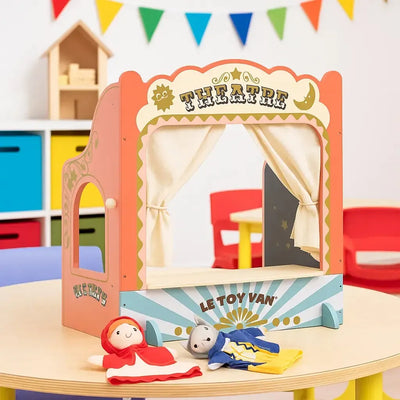 Tabletop Puppet Wooden Theatre-Tabletop Puppet Wooden Theatre