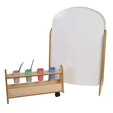 Tall Easel and Storage Trolley-Tall Easel and Storage Trolley
