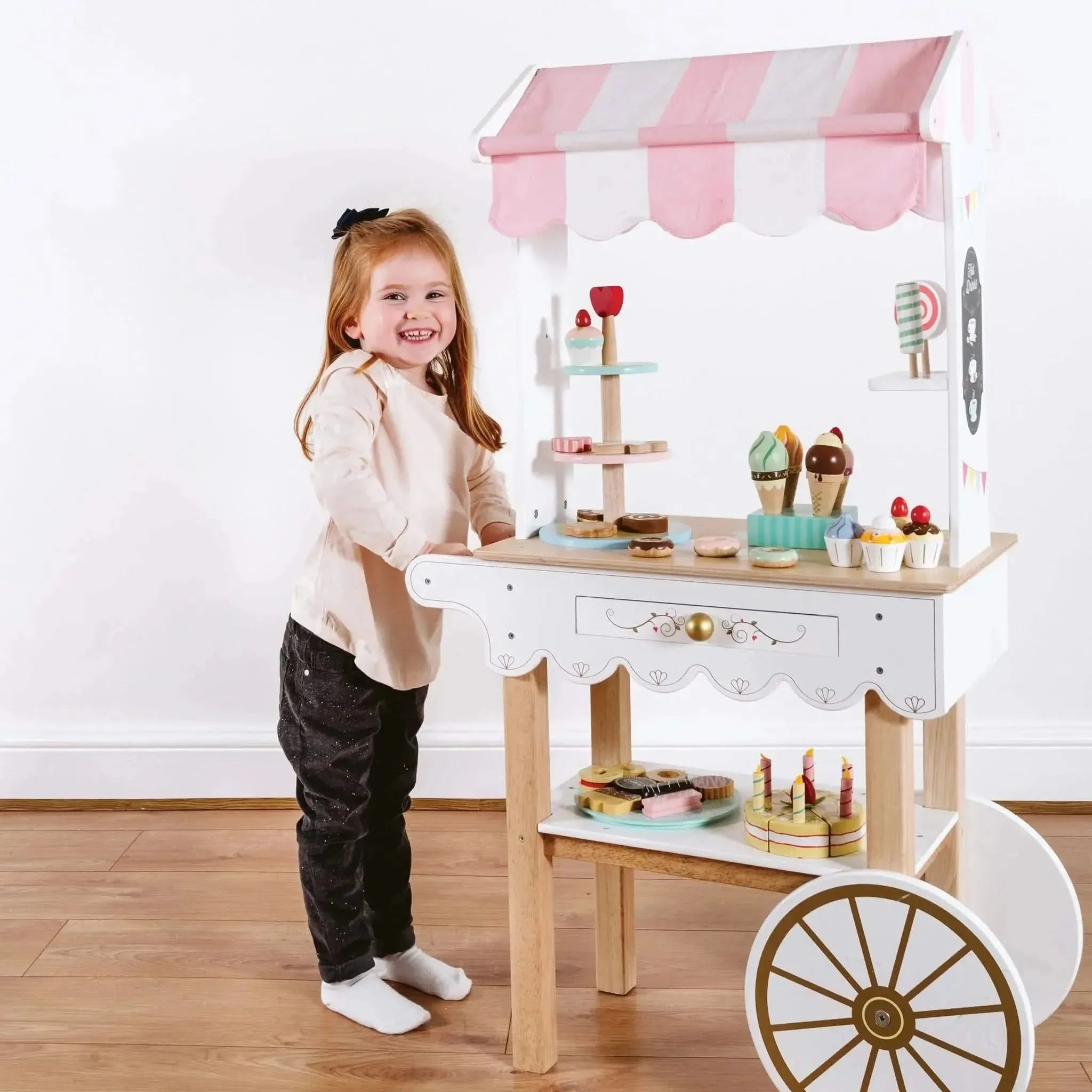 Tea & Treats Trolley Market Stall-Tea & Treats Trolley Market Stall