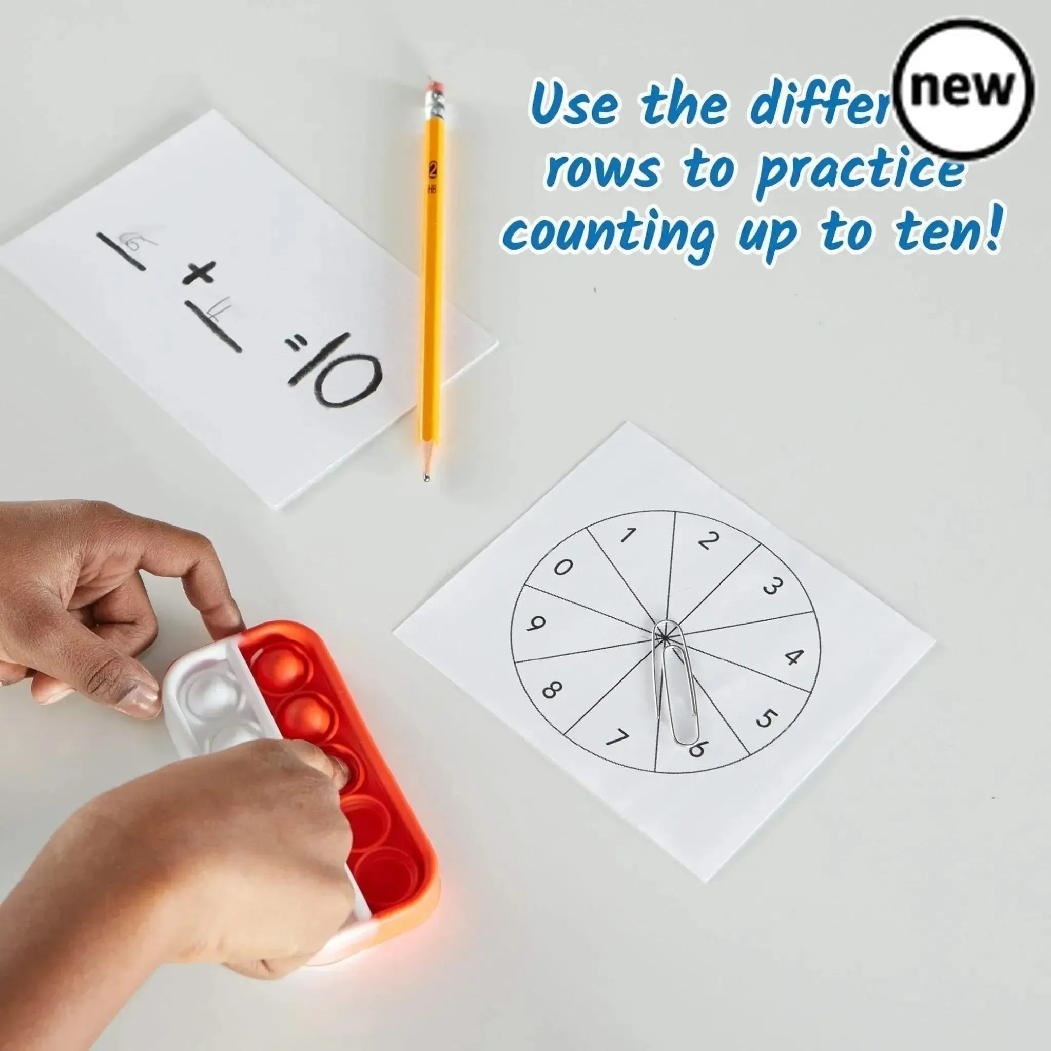 Ten-Frame Sensory Bubble Poppers-Ten-Frame Sensory Bubble Poppers