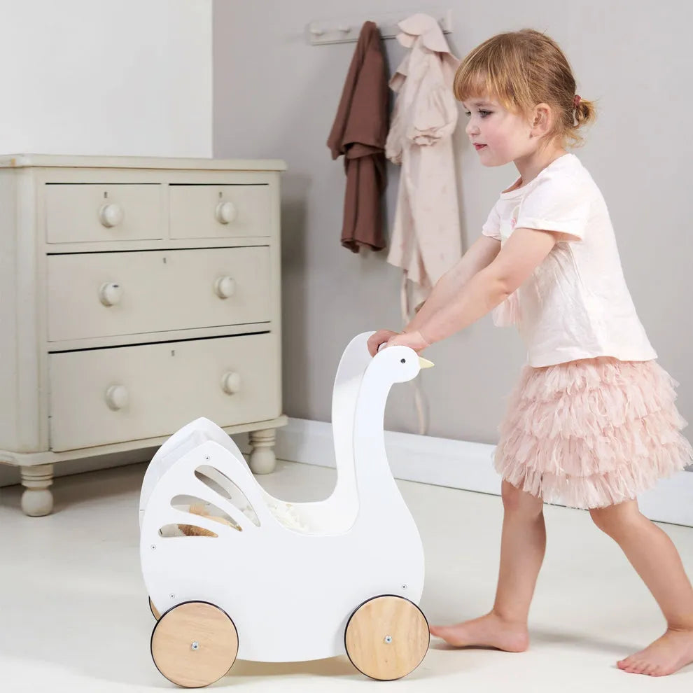 Tender Leaf Sweet Swan Pram-Tender Leaf Sweet Swan Pram