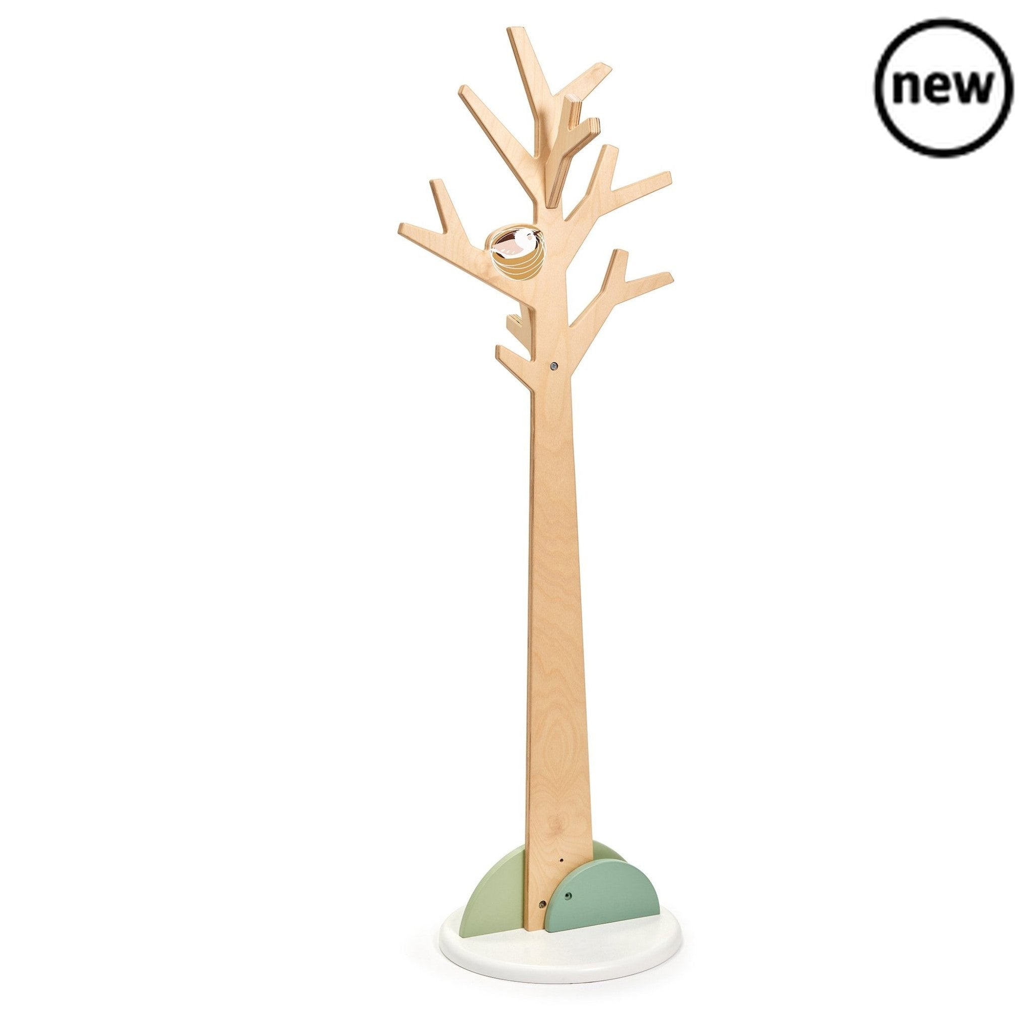 Tenderleaf Toys Forest Coat Stand, A great addition to the Forest Collection, this really fun and stylish coat stand is designed with small children in mind. Sorry UK Only Perfect for any toddlers bedroom to hang coats and accessories. Suitable for ages: 3 years+ Product dimensions: 15.50 x 7.30 x 17.50 cm 100% plastic free, Tenderleaf Toys Forest Coat Stand,Wooden Toys,Tenderleaf, 