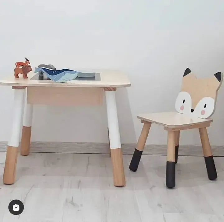Tenderleaf Toys Forest Table And Chairs-Tenderleaf Toys Forest Table And Chairs