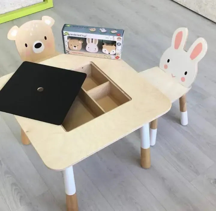 Tenderleaf Toys Forest Table And Chairs-Tenderleaf Toys Forest Table And Chairs