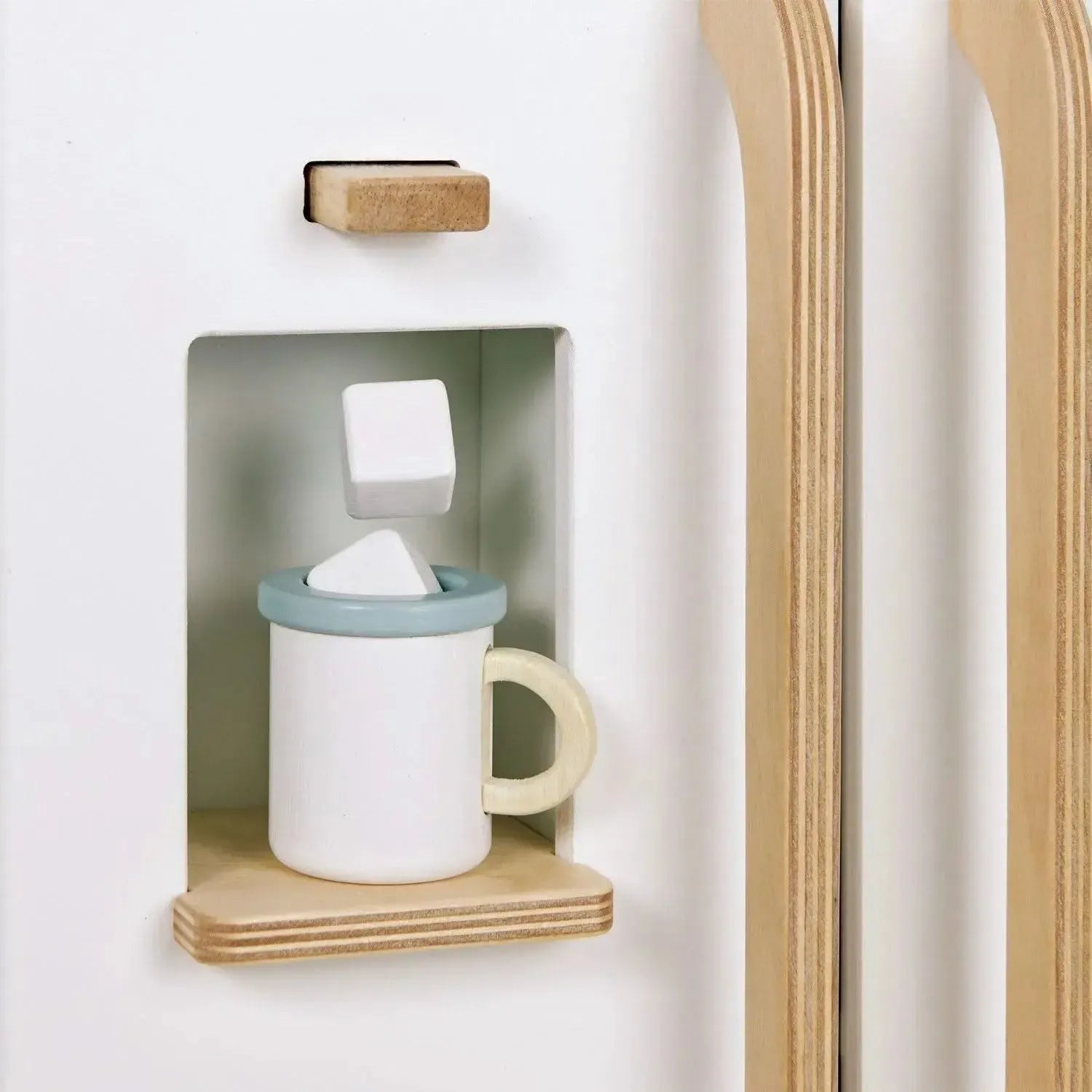 Tenderleaf Toys Wooden Refrigerator-Tenderleaf Toys Wooden Refrigerator