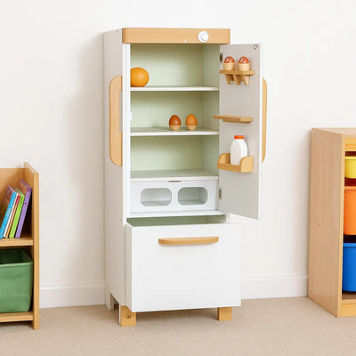 Tenderleaf Toys Wooden Refrigerator-Tenderleaf Toys Wooden Refrigerator