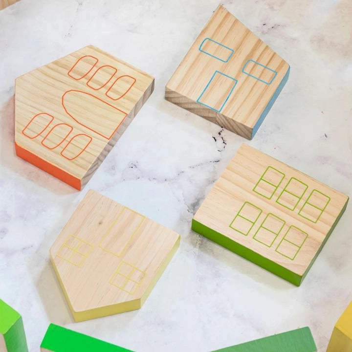 The Freckled Frog Colourful Houses-The Freckled Frog Colourful Houses