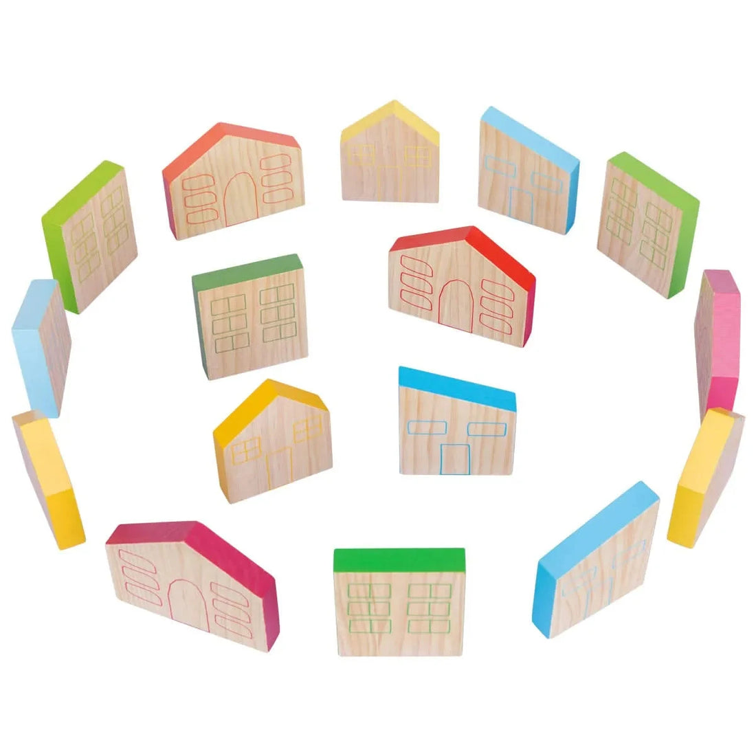 The Freckled Frog Colourful Houses-The Freckled Frog Colourful Houses