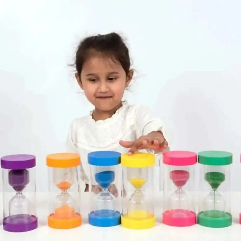 TickiT Colour Bright Sand Timer 3 Minute-TickiT Colour Bright Sand Timer 3 Minute