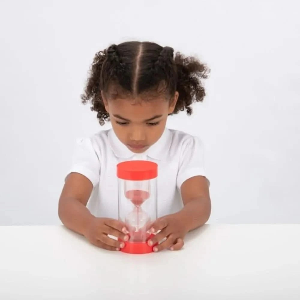 TickiT Colour Bright Sand Timer 30 Sec Red-TickiT Colour Bright Sand Timer 30 Sec Red