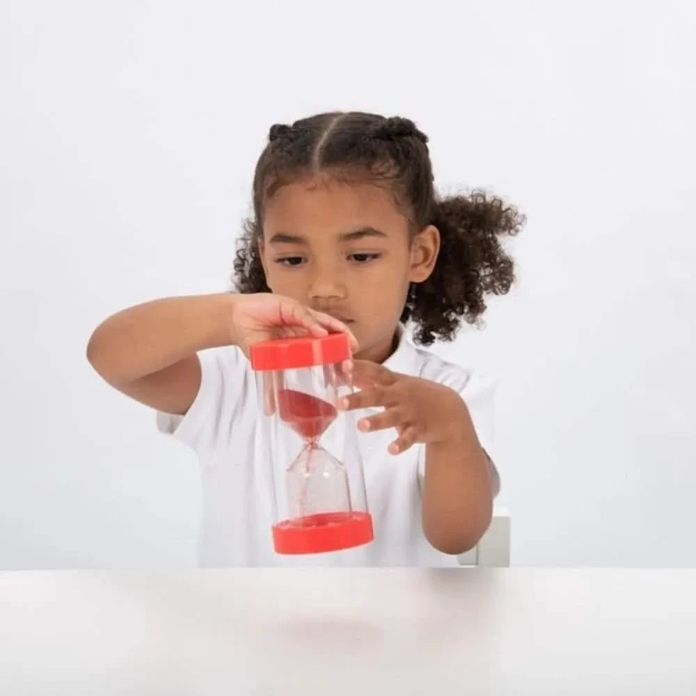 TickiT Colour Bright Sand Timer 30 Sec Red-TickiT Colour Bright Sand Timer 30 Sec Red