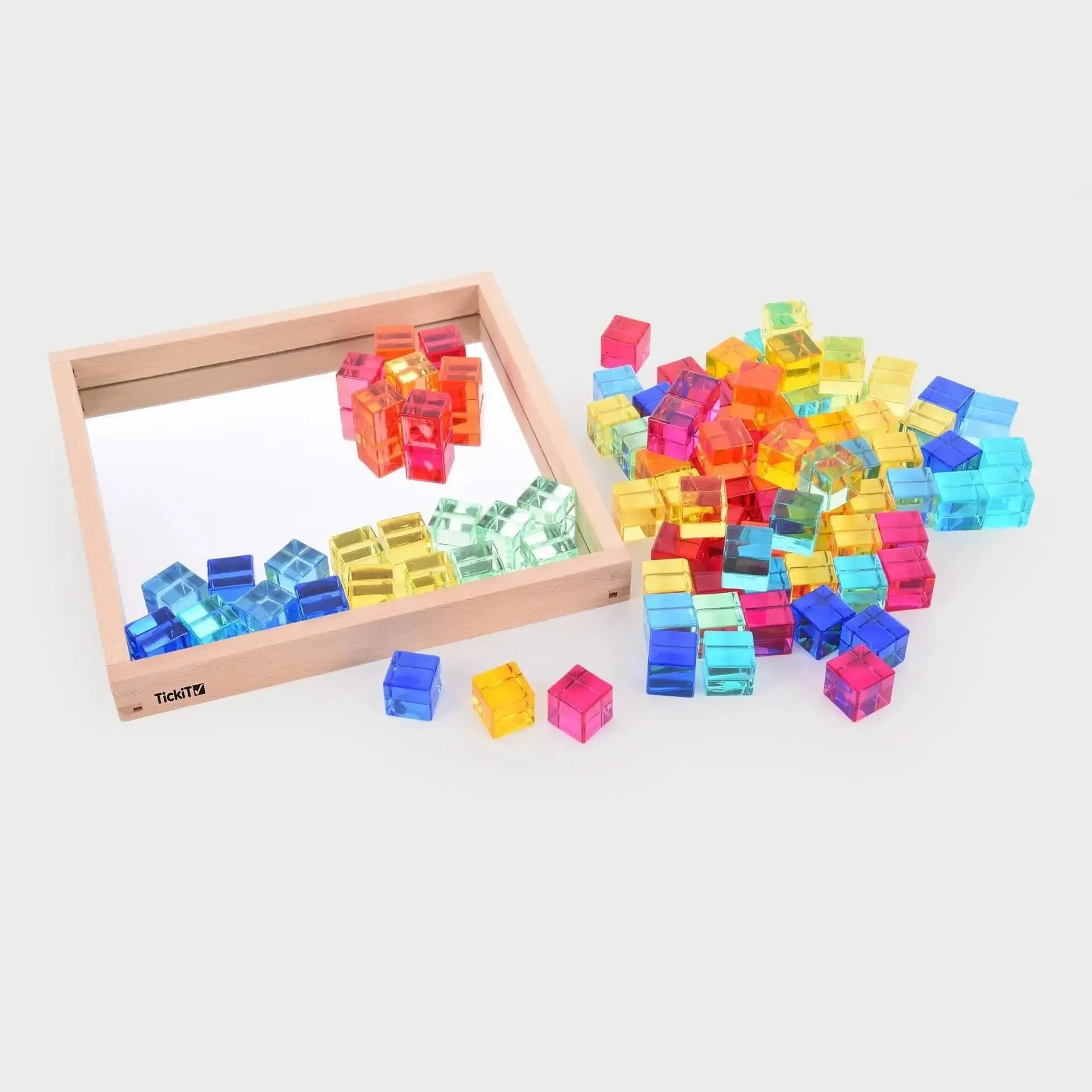 TickiT Gem Cube Mirror Tray-TickiT Gem Cube Mirror Tray